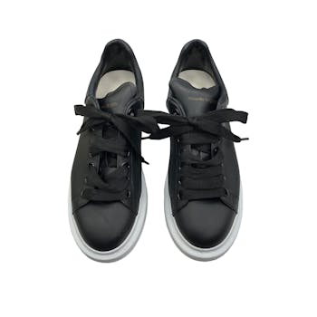 Alexander McQueen Blue Velvet Hightop Sneakers Size 7 - $52