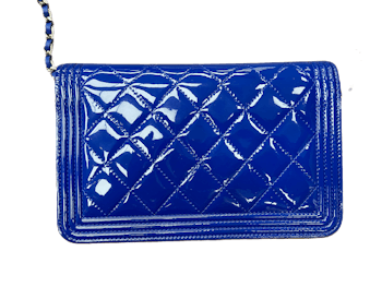 Pre Loved Chanel Patent Leather Chain Lunch Box Bag – Bluefly