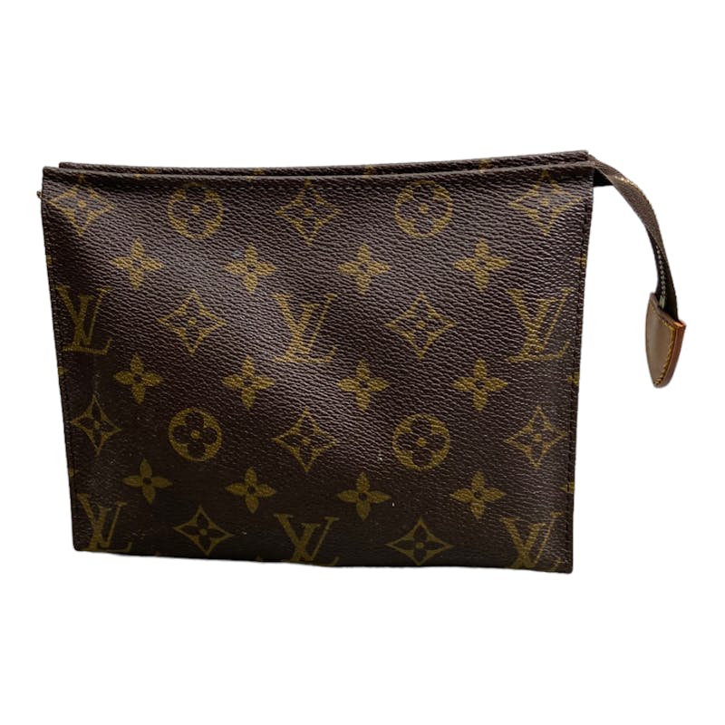 Used louis vuitton TOILETRY POUCH 19 HANDBAGS HANDBAGS / SMALL - LEATHER