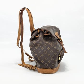 Louis Vuitton Montsouris Pm Backpack Brown Canvas/Leather Monogram. Largest  back