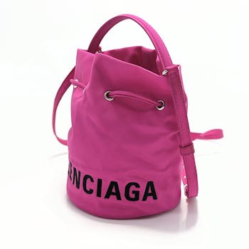 mini Wheel bucket bag, Balenciaga