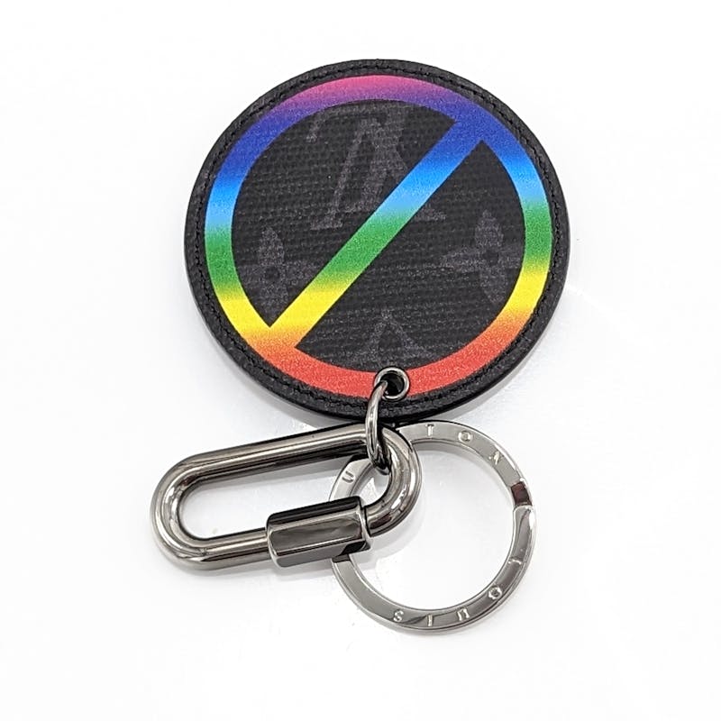Louis Vuitton Louis Signature Iridescent Rainbow Key Chain
