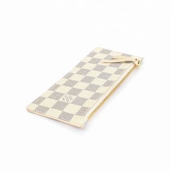 Used Louis Vuitton Damier Azur Josephine Wallet Insert