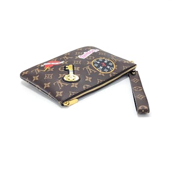 Used Louis Vuitton Monogram Travel Stickers City Pouch