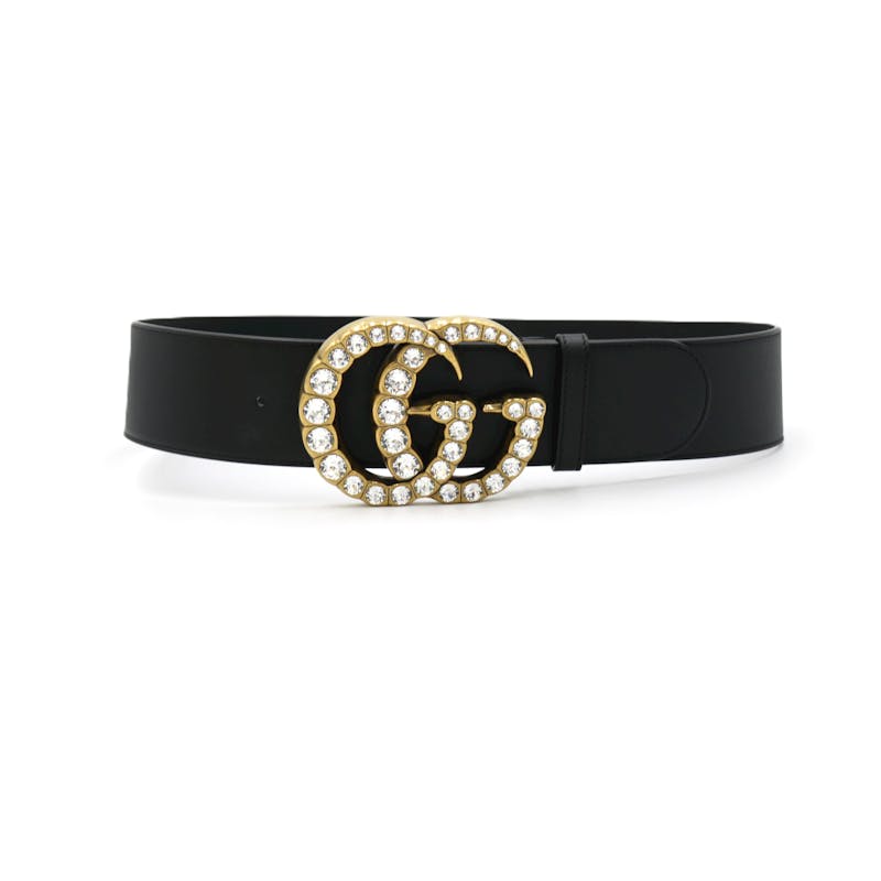 Used gucci CRYSTAL GG BELT 95/38 ACCESSORIES M 8-10/28-30
