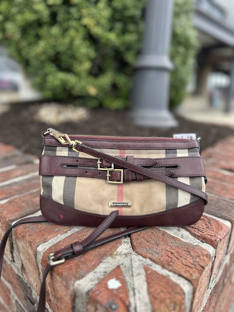 Burberry Plaid Designer Handbag – Best Friends Consignment