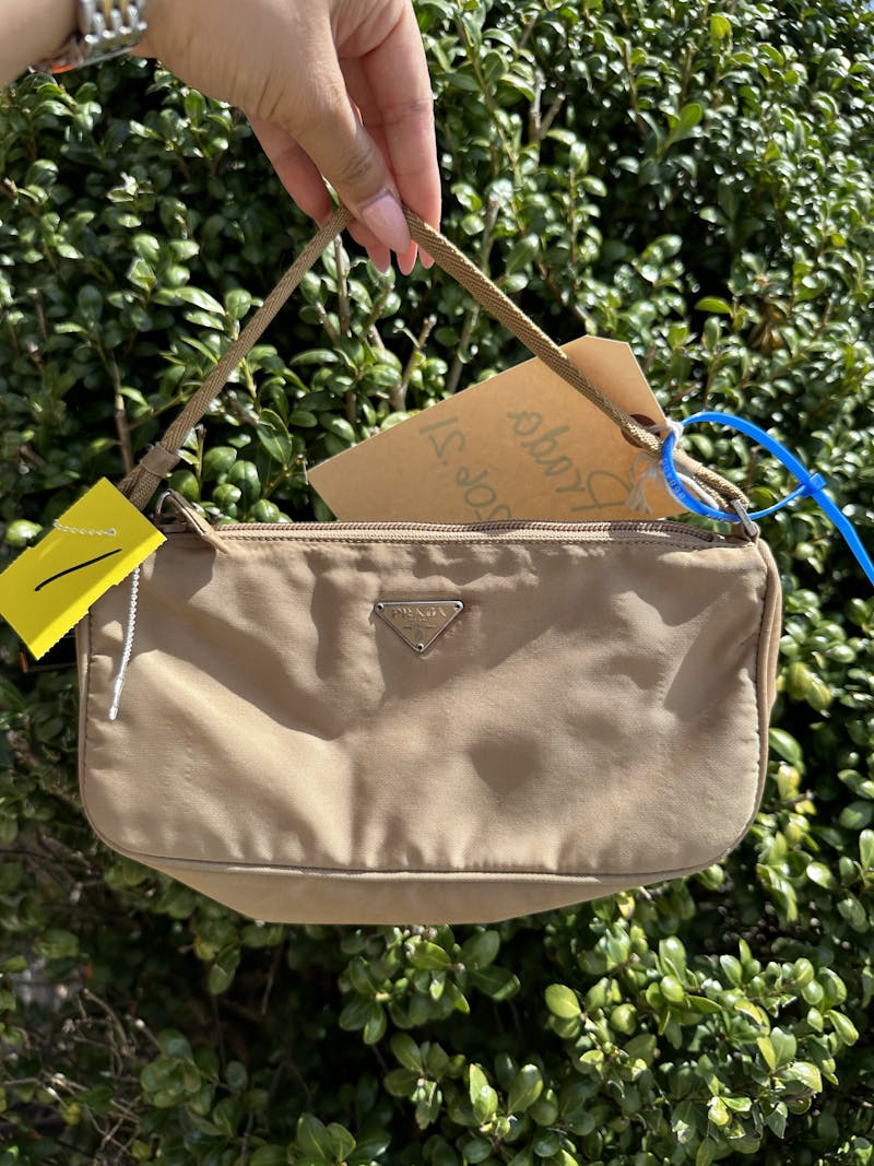 Prada Re-Nylon Shoulder Bag - Brown