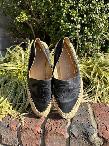 Used chanel FLATS/ SHOES 10 WOMENS