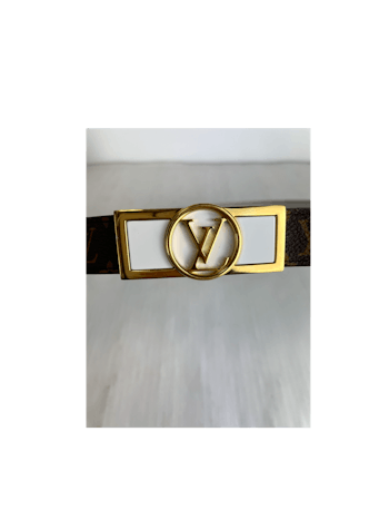Louis Vuitton Cream Dauphine 25mm Reversible Belt in 2023