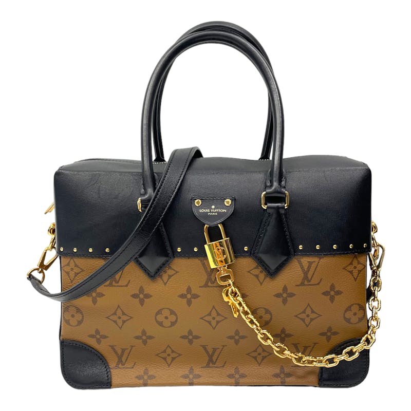 Louis Vuitton Reverse Monogram City Malle MM Satchel, Louis Vuitton  Handbags