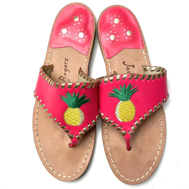 Jack rogers pineapple online sandals