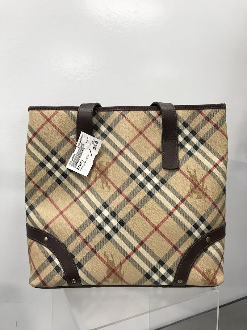 Used burberry HANDBAGS HANDBAGS LARGE LEATHER