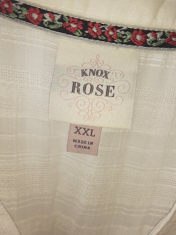 Knox Rose Blue Sleeveless Gauze Tank Dress - Women's Size XXL